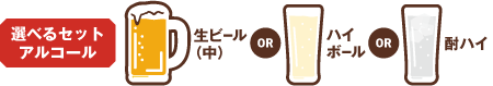 選べるセットアルコール